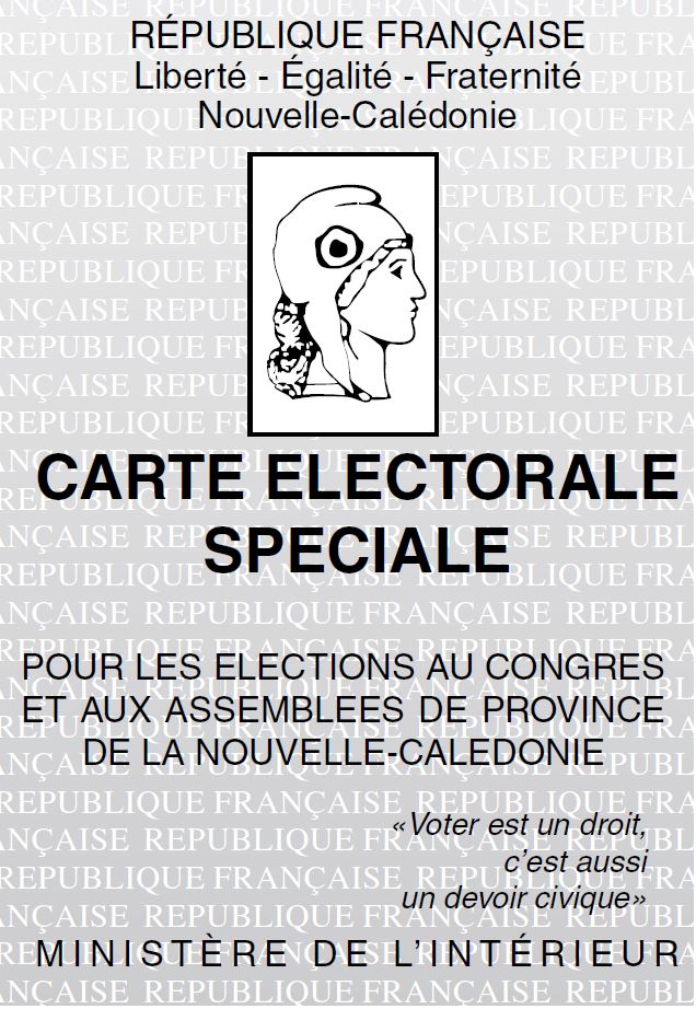 Capture carte électorale spéciale